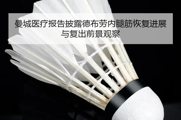 曼城医疗报告披露德布劳内腿筋恢复进展与复出前景观察
